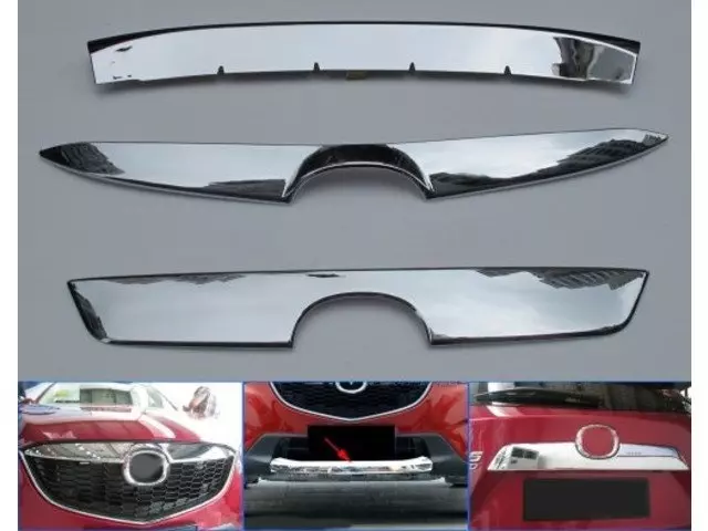 Виды хромированной накладки на Mazda CX-5