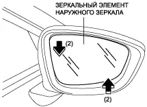 Схема отключения зеркального элемента Mazda CX-5 изображение 3