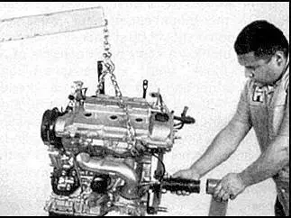 Снятие и установка двигателя мазда 626