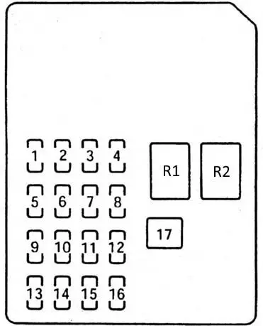 Блок-схема в салоне Mazda 6 GG Option 1