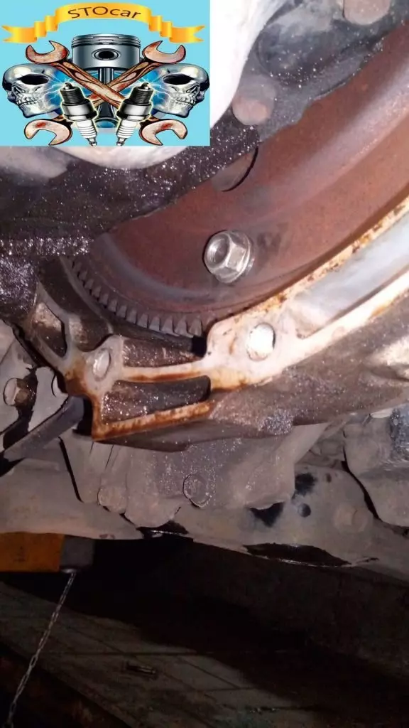 Mazda 3 1.6 Замена сальника заднего коленвала 16 клапанов, со снятием АКПП
