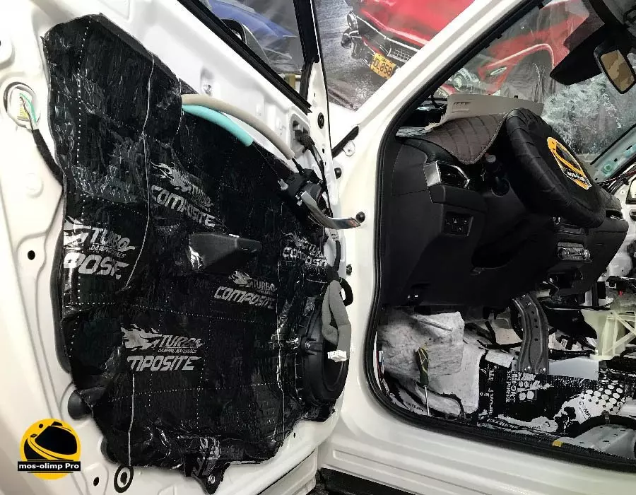виброизоляция дверей Mazda SH5